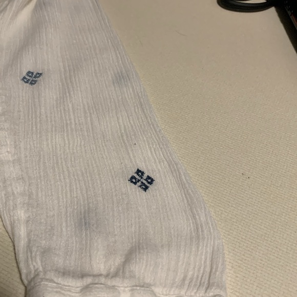 Hinge Boho Embroidered Cotton Blouse - Picture 5 of 8